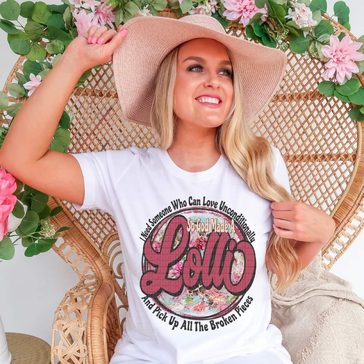 LOLLI I need someone who can love unconditionally and pick up all the broken pieces CIRCLE DTF TRANSFER