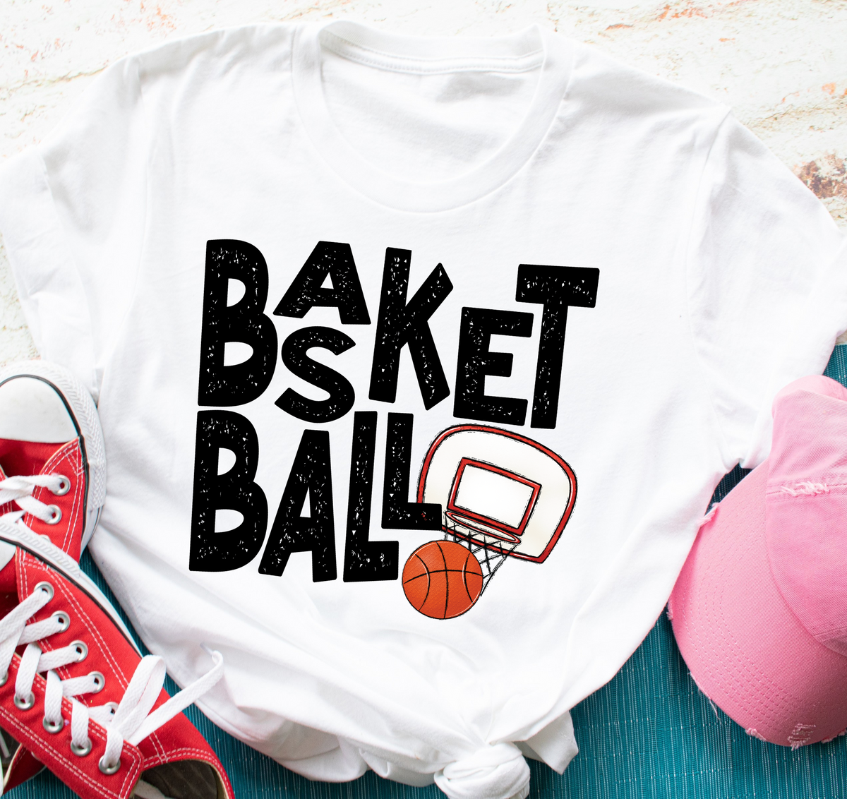 Basketball ( hoop and ball) DTF TRANSFER