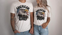 American Mom (flag and eagle) 582 DTF transfer