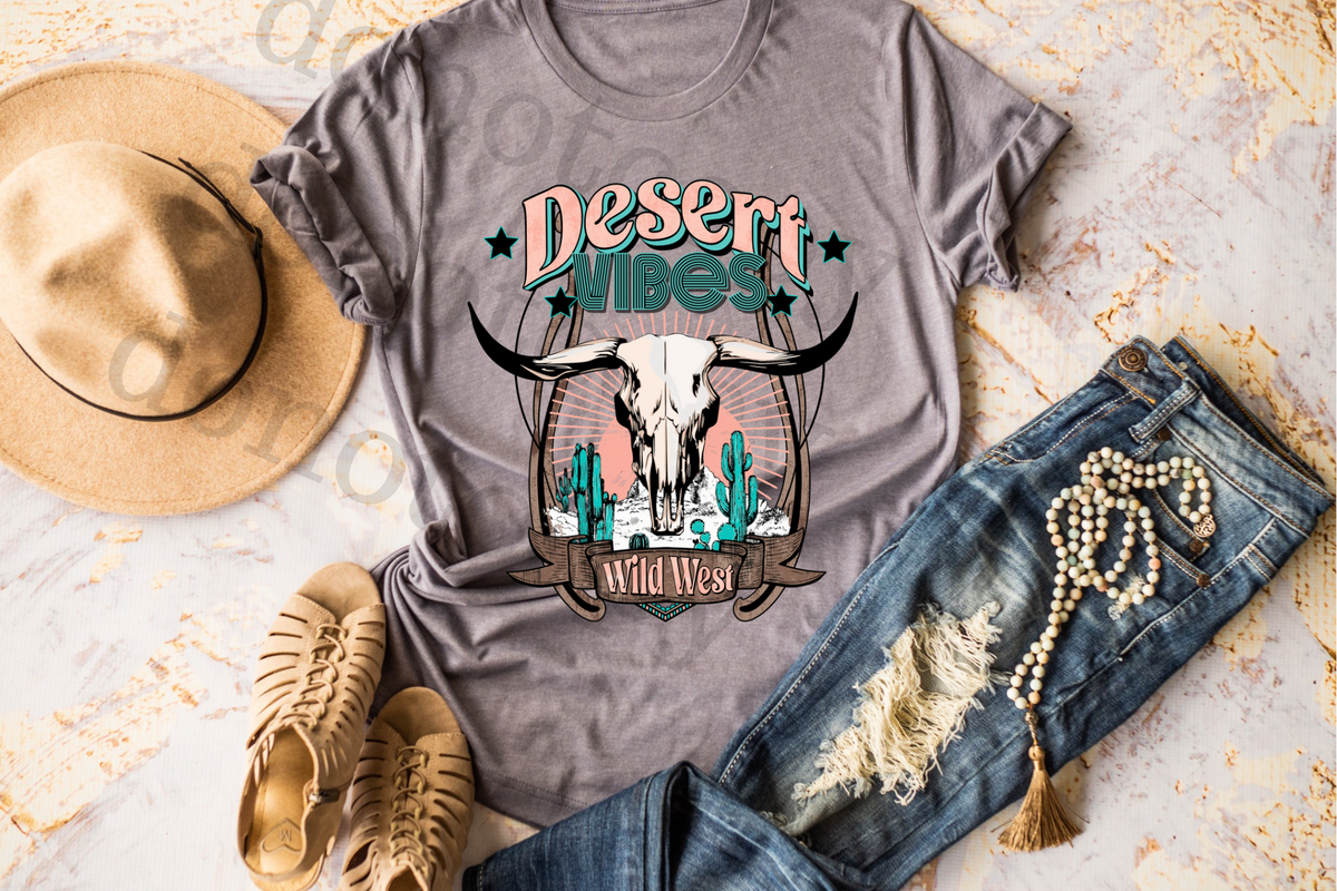 Desert Vibes wild west 112430 DTF TRANSFER