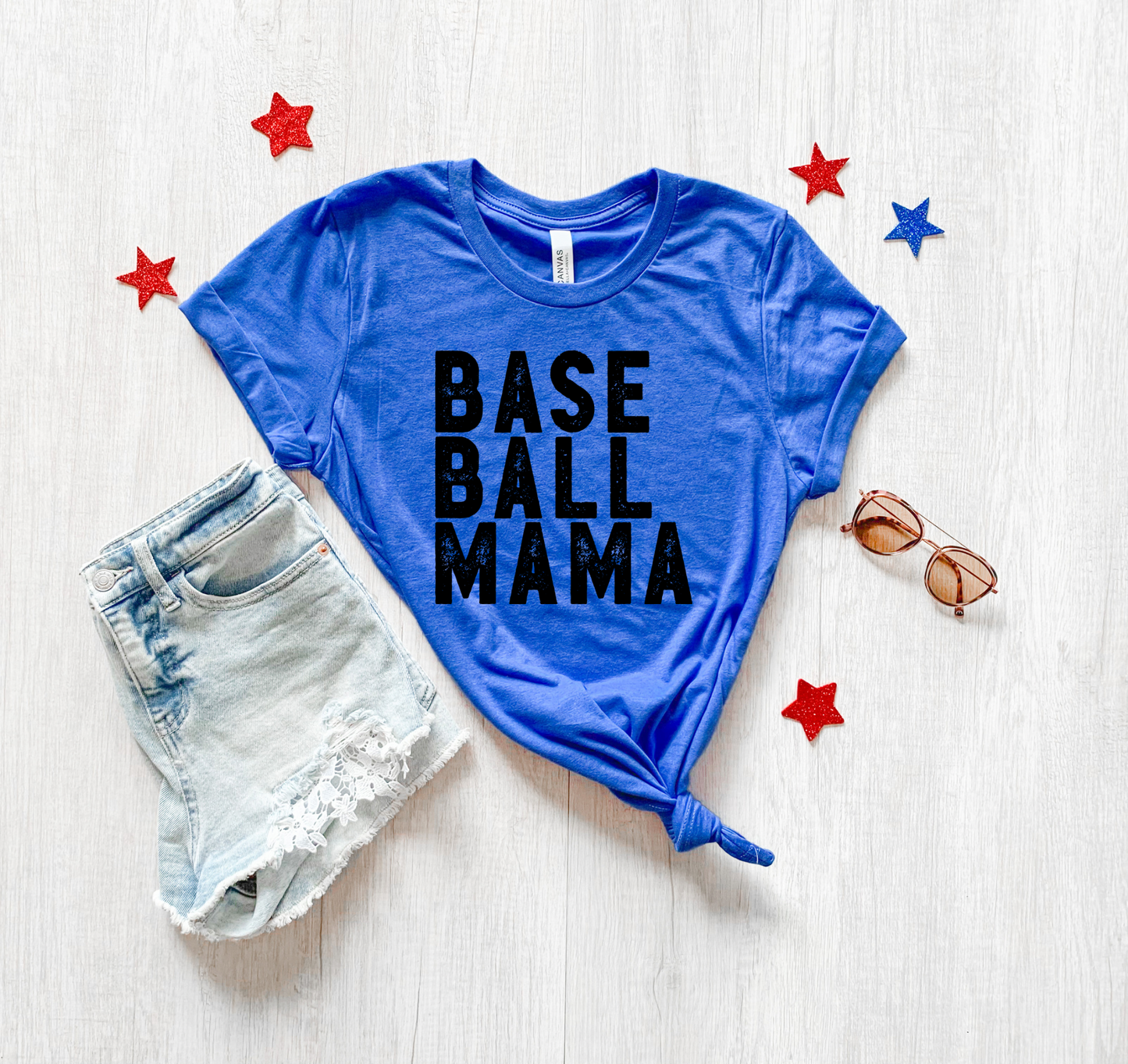 Baseball Mama (grunge matching mini) DTF TRANSFER