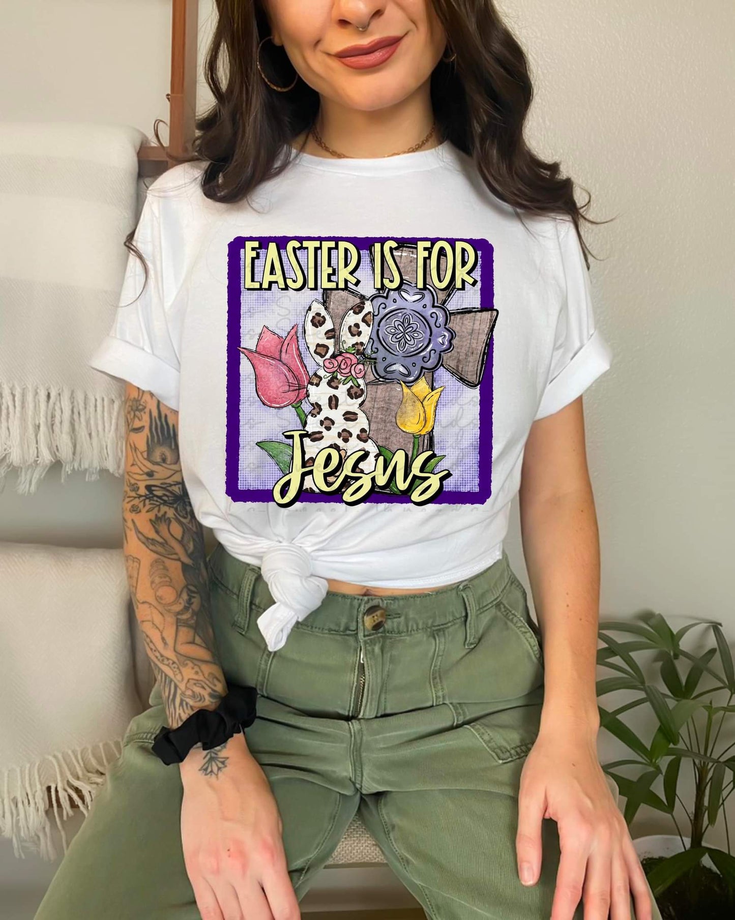 Easter is for Jesus (Square exclusive) 2359 DTF TRANSFER