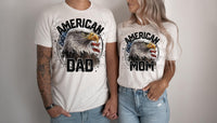 American Dad (flag and eagle) 581 DTF transfer