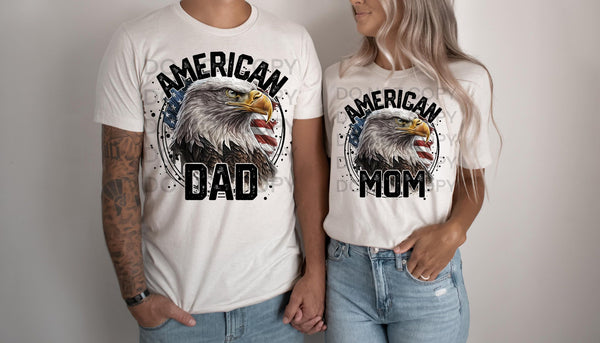 American Dad (flag and eagle) 581 DTF transfer