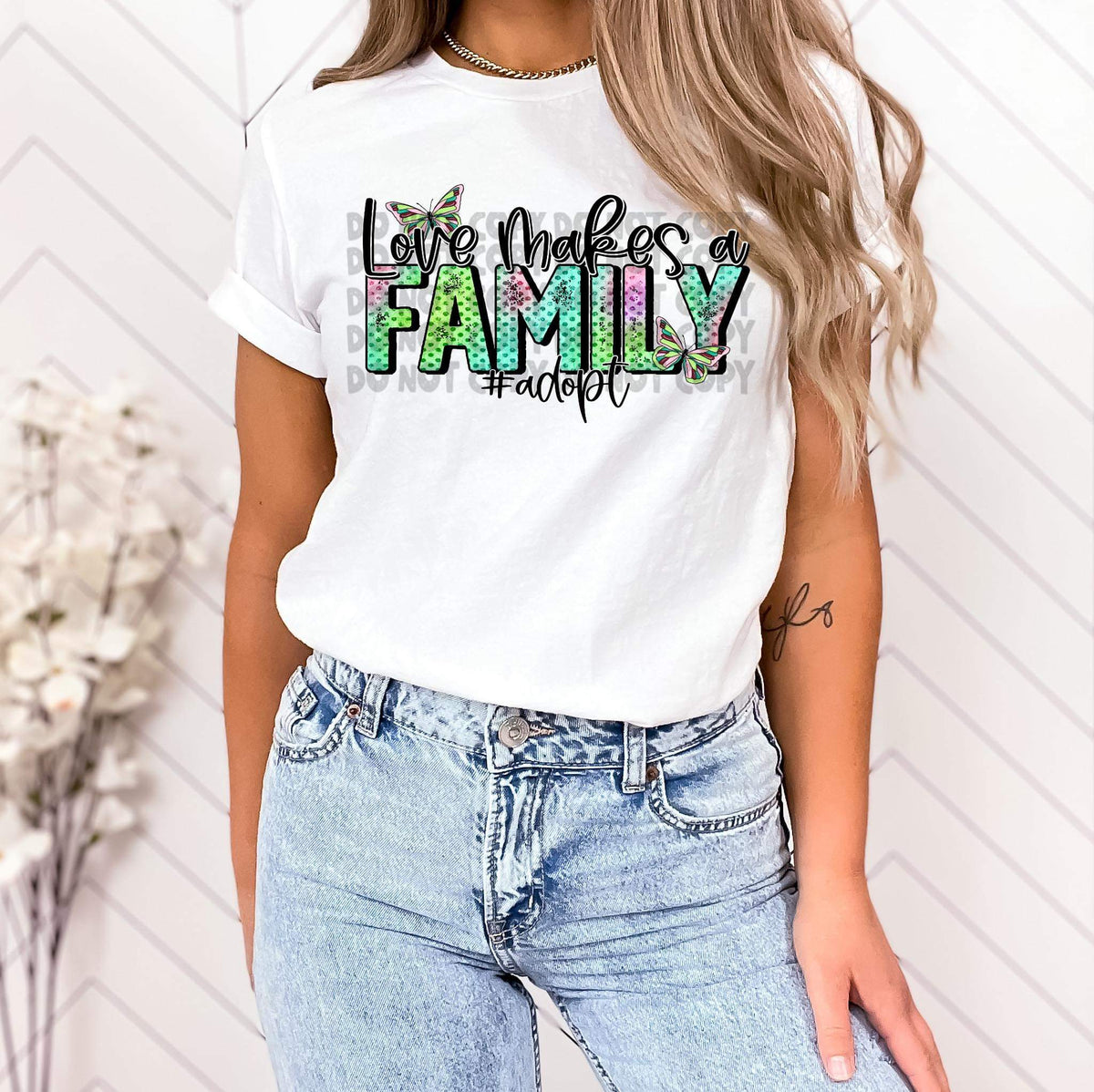 Love makes a family #adopt DTF transfer