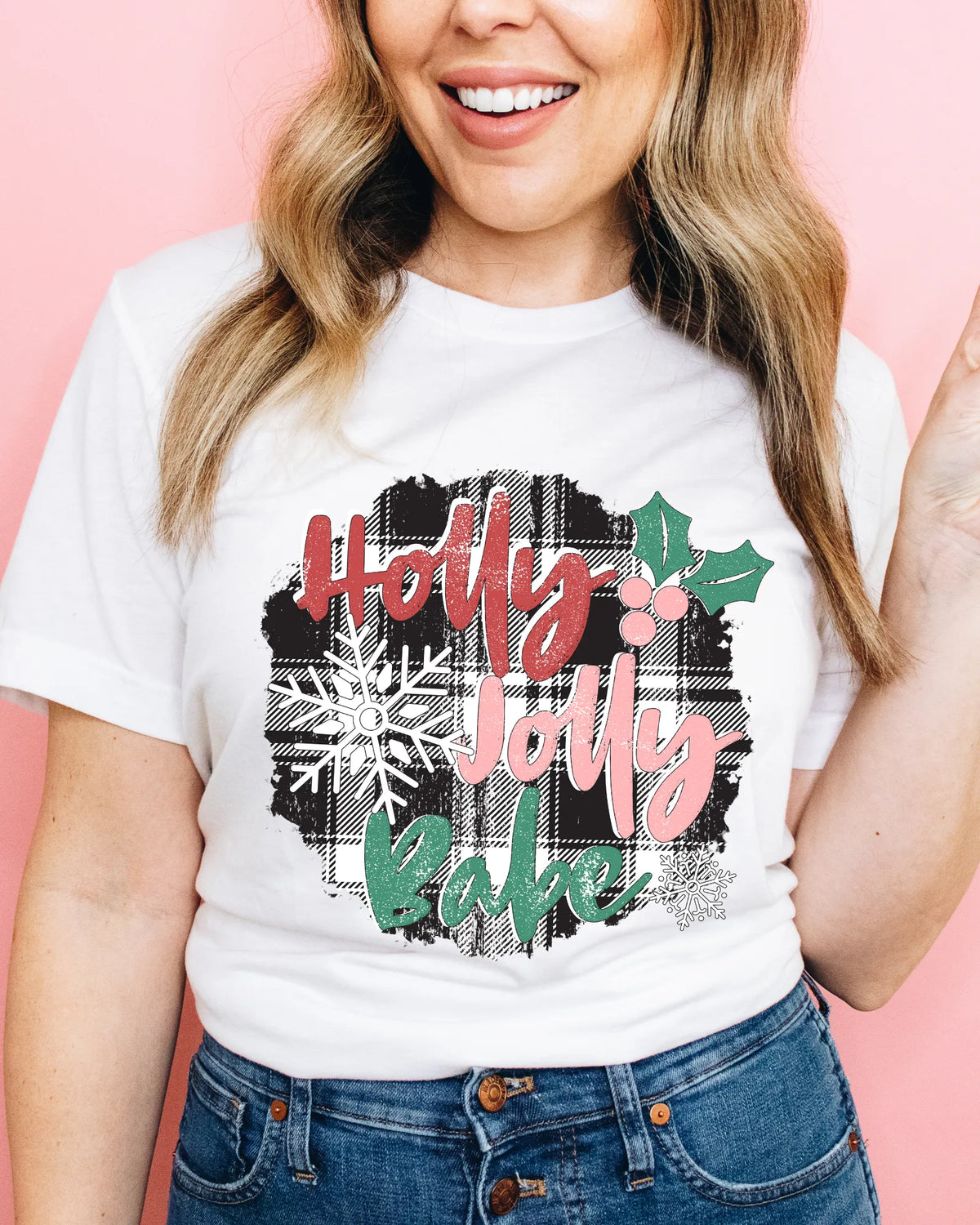 Holly Jolly Babe 112146 DTF TRANSFER