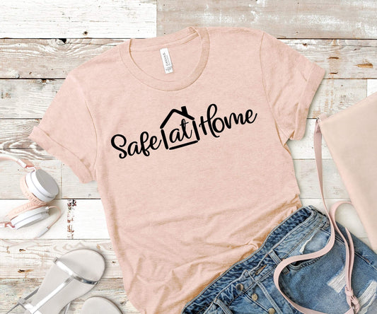 Safe at home screen print