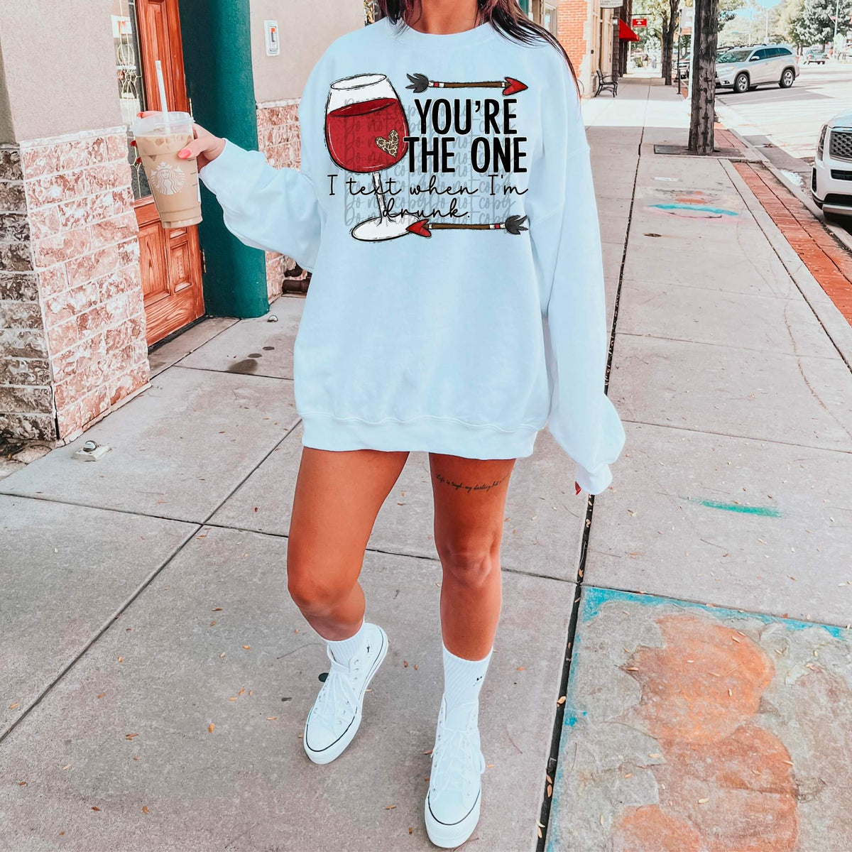 You're the one I text when I'm drunk 112213 DTF TRANSFER