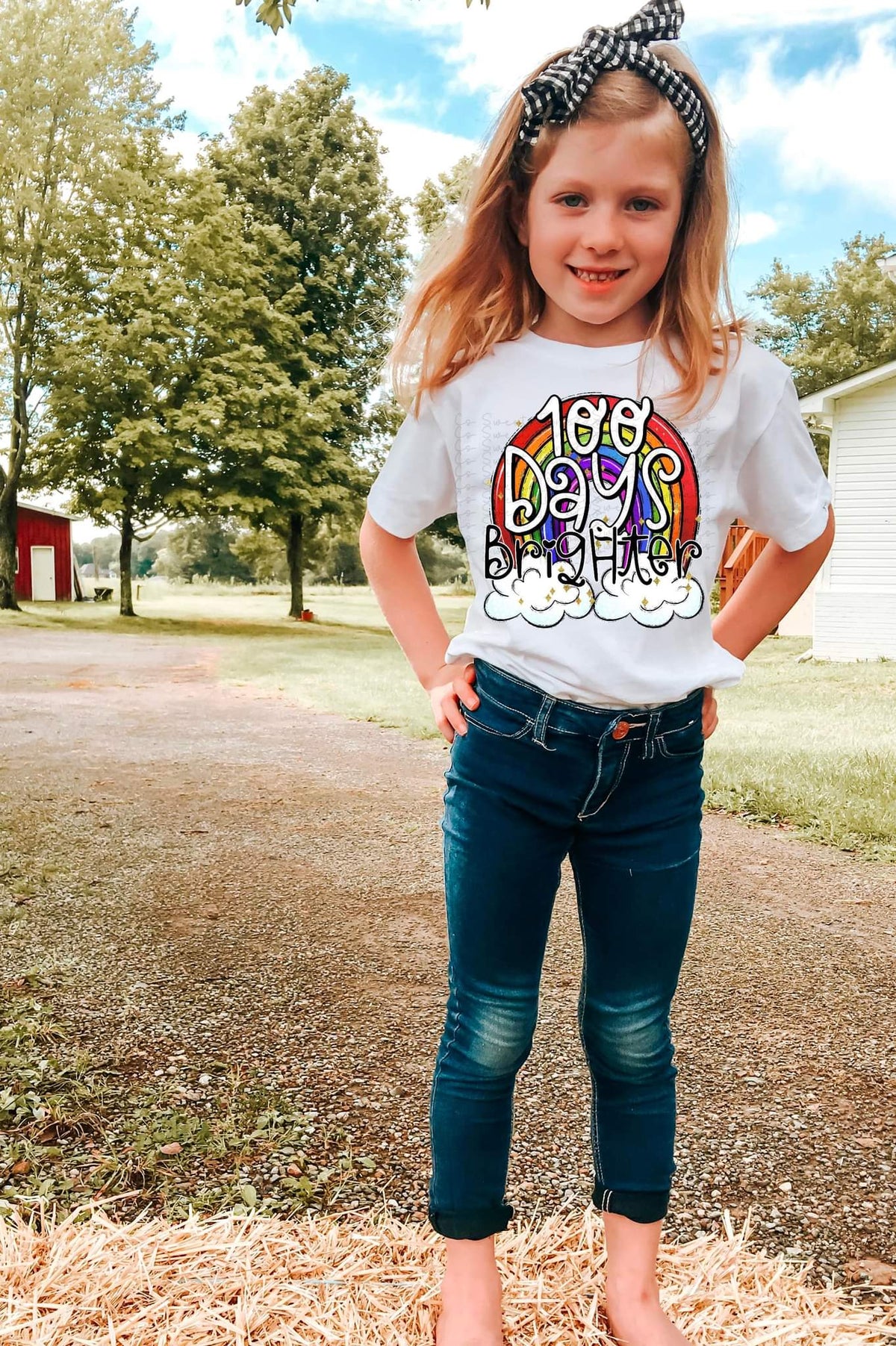 100 days brighter rainbow 099 DTF TRANSFER